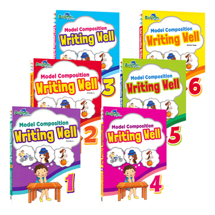 Dolphin Model Composition Writing Well 1-6 新加坡英语 模范写作范文集 1-6年级 小学课外教辅 英文原版进口图书