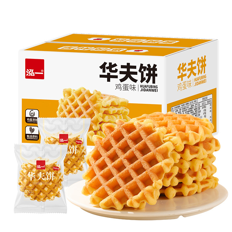 泓一鸡蛋味华夫饼面包