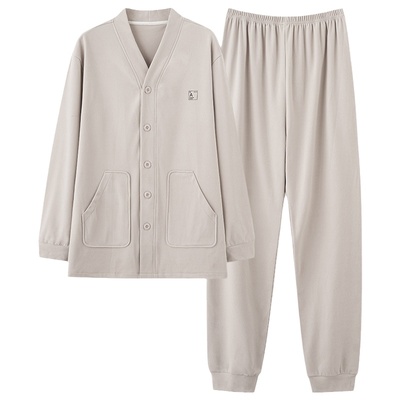 【浪莎】德绒睡衣男加厚保暖套装