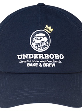 UNDERBOBO美式复古宽檐棒球帽女