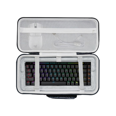 适用rog魔导士ace 75 he键盘收纳包84键盘鼠标一体收纳盒硬壳防水