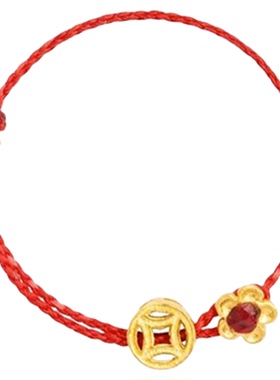 【普陀山官方】本命年有钱花戒指