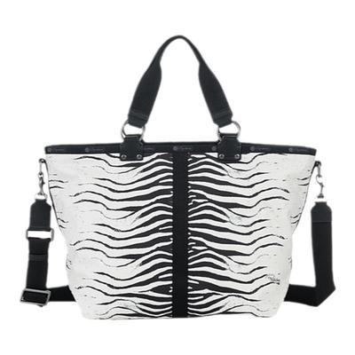 LeSportsac斑马条纹斜挎包