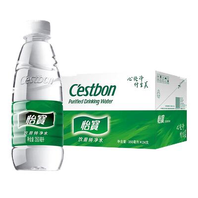 怡宝饮用纯净水350ml*24瓶小瓶装