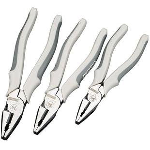 日本福冈进口多功能钢丝钳老虎钳子拉线钳电工专用特种钢手钳德国