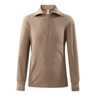 德国德军原品户外高领T恤排汗速干功能内衣打底汗衫长袖薄秋衣裤