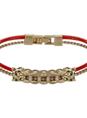 Riotlily/艾特里里金钱豹新年系列手链经典女款礼物红绳手链