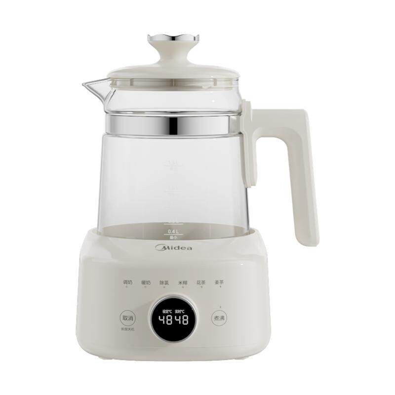 美的全玻璃养生壶保温炖煮一体家用全自动2026新款煮茶恒温调奶壶