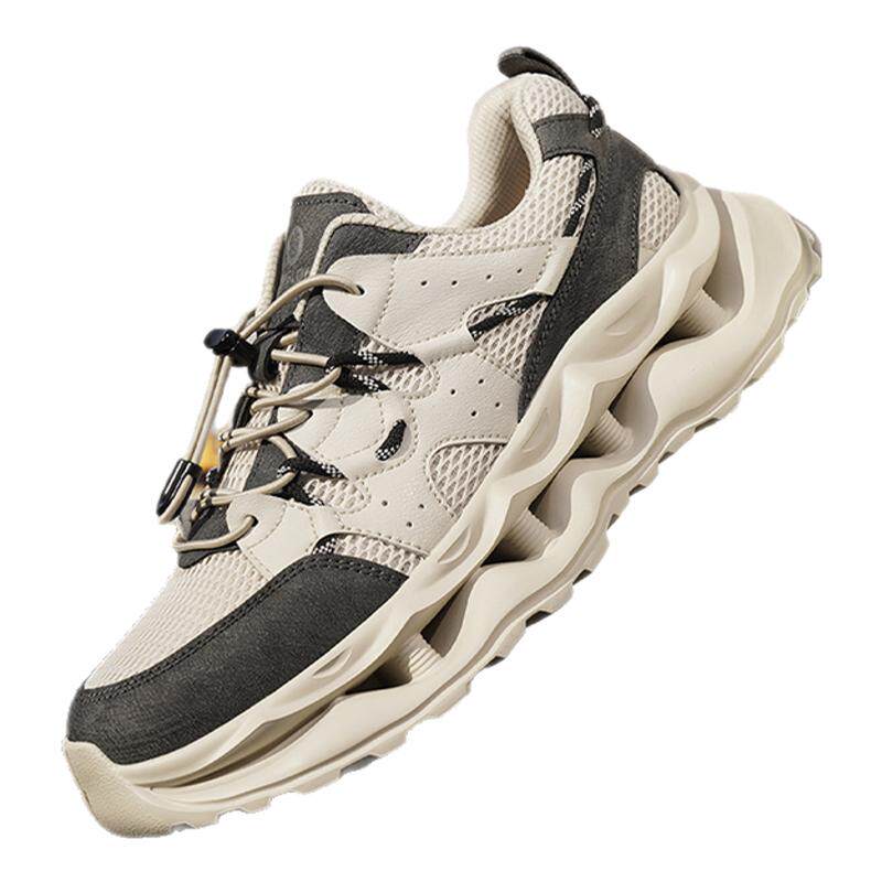 康龙男鞋2026春夏新款户外网面透气男士厚底老爹鞋休闲跑步运动鞋