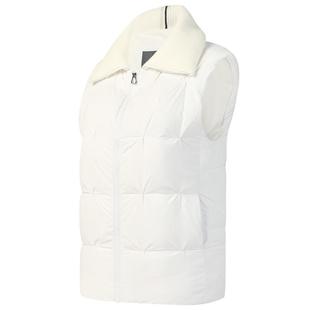 殷若宁同款FILA 斐乐官方女羽绒马甲春季新款高尔夫运动基础外套