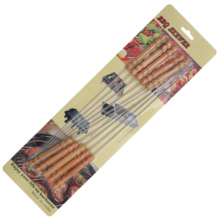 烧烤签组合套装防烫木柄烧烤签圆签圆针烧烤签户外BBQ烧烤小工具