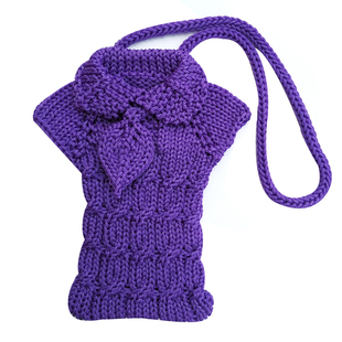 短绳手机袋手腕包编织毛线保护套零钱包小包老年机学生交通卡套壳