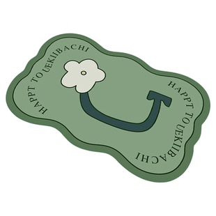 浴室地垫防滑吸水耐磨卫生间厕所脚垫淋浴房门垫不规则家用垫子