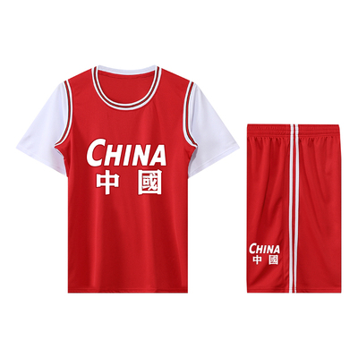 儿童篮球服套装男童科比球衣速干