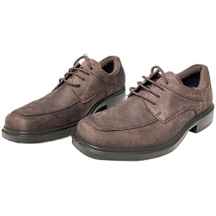 ECCO爱步男鞋GTX防水休闲鞋英伦商务正装复古皮鞋500204