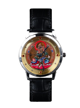 黄财神手表纯银手链国潮送男友