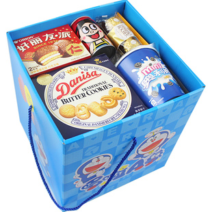 宝宝满月酒礼盒幼儿园周岁回礼成品卡通零食大礼包十岁生日伴手礼