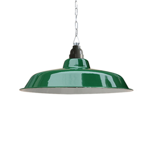 复古搪瓷灯罩工矿灯吊灯户外工厂防水室外吸顶灯吊杆矿灯门灯吸灯