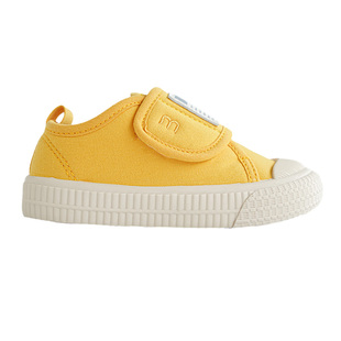 幼儿园推荐夏款男女童宝宝布鞋室内宽脚薄款透气魔术贴板鞋帆布鞋