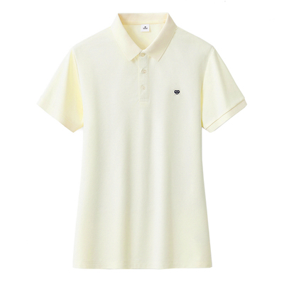 男女同款短袖po1o衫夏翻领t恤