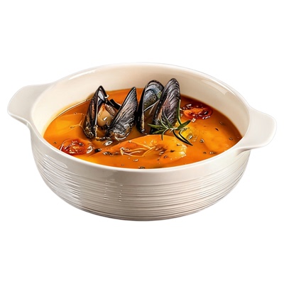 白色双耳汤碗家用汤盆酸菜鱼大碗