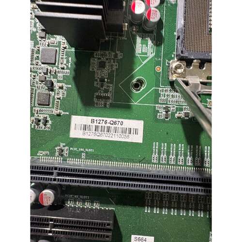 溢价-信步B1276Q670工控12代主板漂亮还有二