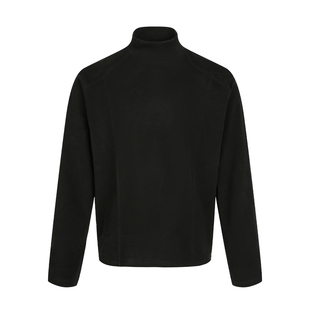 万有引力博物馆纯色半高领长袖T恤女秋季2025新款宽松上衣打底衫