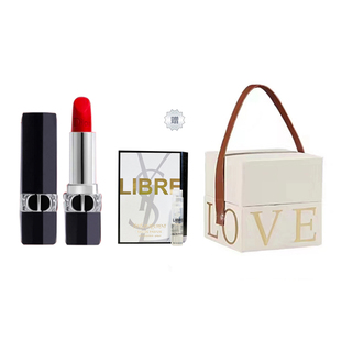 Dior/迪奥 全新烈艳蓝金唇膏正装 新版哑光999/丝绒999/720香水组