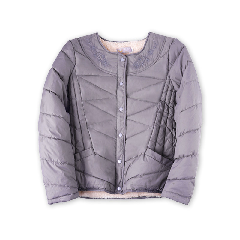 轻巧暖和羽绒棉服修身