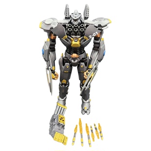 NECA环太平洋 欧洲电镀豪华版发光尤里卡突袭者机甲可动手办玩具