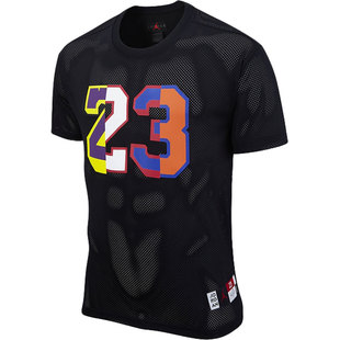 Nike/耐克官方正品 JORDAN 男子篮球网眼运动短袖T恤 DJ6387-010