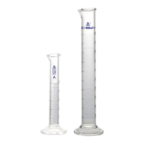 三爱思 白标A级玻璃量筒 微量精度破乳化量筒带刻度计量附证书