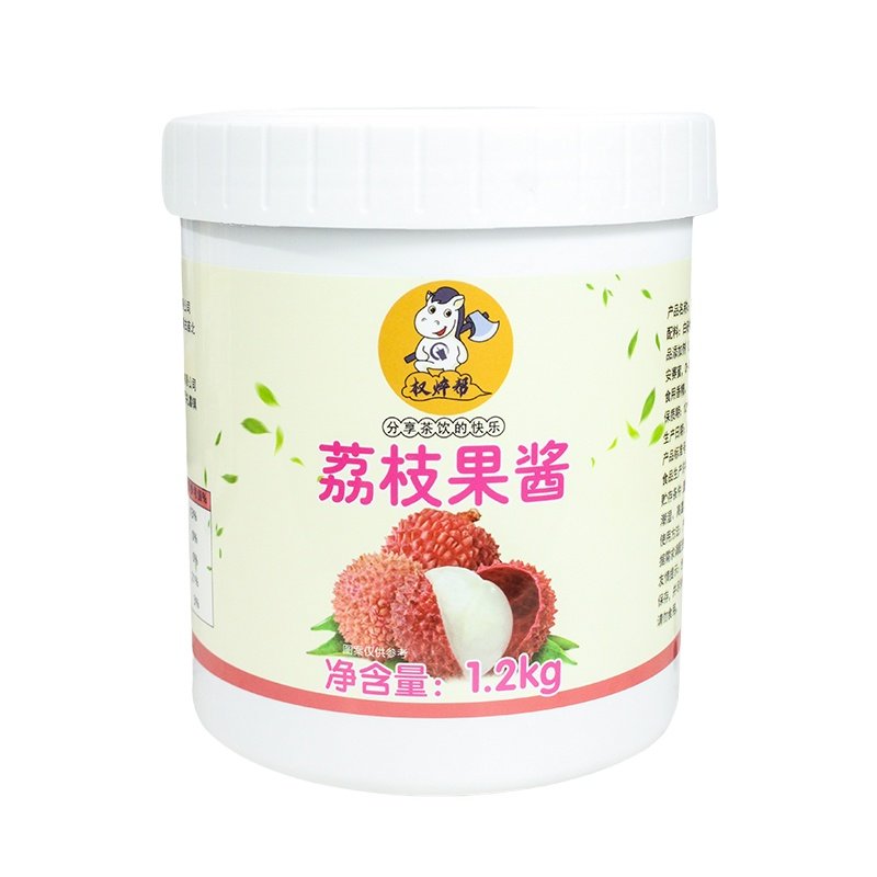 【整箱23元/罐】荔枝果酱1.2kg
