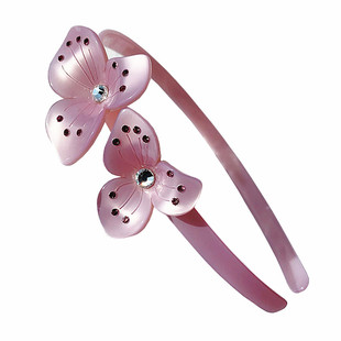 新品高端施华利az专柜款 甜美清新三叶草花朵发夹边夹仙女发卡