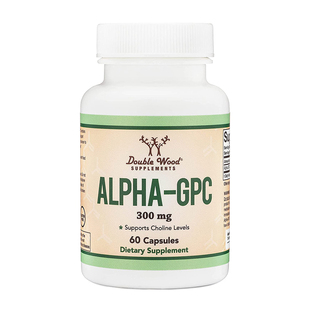 现货美国Double Wood阿尔法胆碱补充剂Alpha GPC大脑认知记忆力