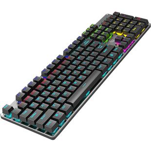 惠普游戏电竞机械键盘鼠标套装青轴黑轴红轴有线外接办公104黑色