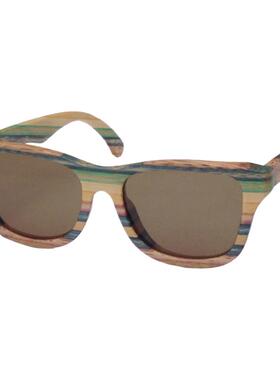 墨镜优雅风多色竹子框架太阳镜