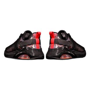 特步男鞋冬季跑步鞋男士正品运动鞋男款软底轻便红色气垫鞋子男款