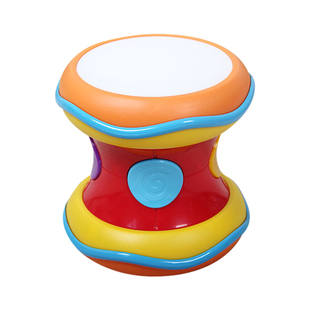 KDT手拍鼓婴儿音乐早教益智宝宝拍拍鼓拍打手鼓滚动学爬玩具6个月