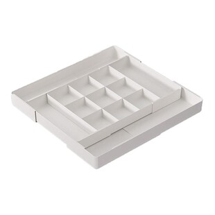 家用抽屉伸缩内置收纳分隔梳妆台化妆品收纳盒分格桌面杂物整理盒