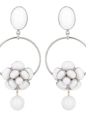 【AZLOOK】Philippe Ferrandis高定经典山茶花耳环法式爆款首饰品