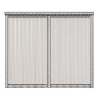 2026新款高档大门专用防蚊门帘磁性纱门农村家用磁吸条强力免打孔