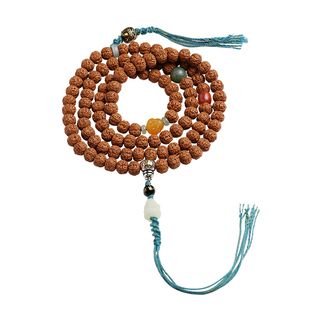 老树王小金刚菩提子手串男女108颗龙纹原籽藏式文玩配饰精品全套