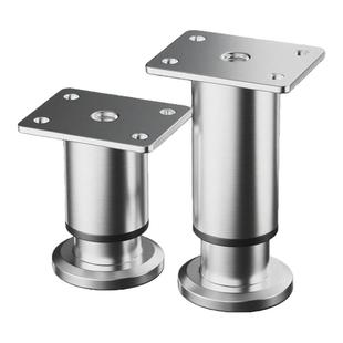 不锈钢可调节家具支撑脚橱柜柜脚垫高桌腿增高沙发脚电视茶几床腿