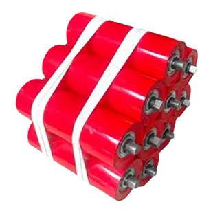 输送带76托辊滚筒传送带轮无动力托辊槽型托辊滚筒支架皮带机配件