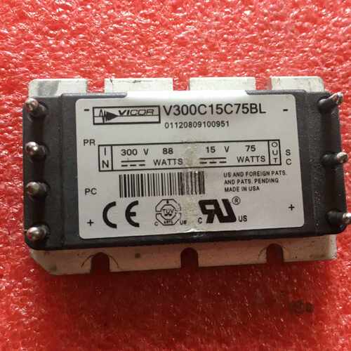 溢价-V300C15C75BL     VICOR隔离电源模块，原
