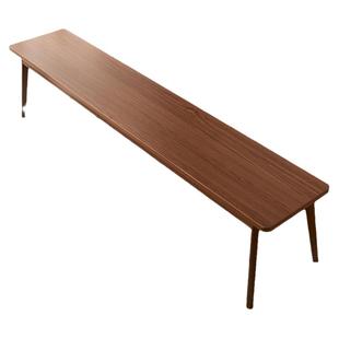 长条凳换鞋凳家用简约胡桃色餐桌长板凳休息室床尾凳长椅子长凳