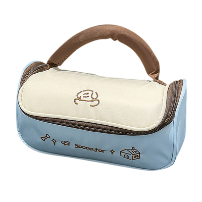 化妆包女2025新款高端大容量便携式外出手提旅行护肤品分区收纳包