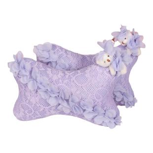 花瓣雨汽车头枕卡通用装内饰品可爱头枕护颈枕枕头靠枕骨车用头枕