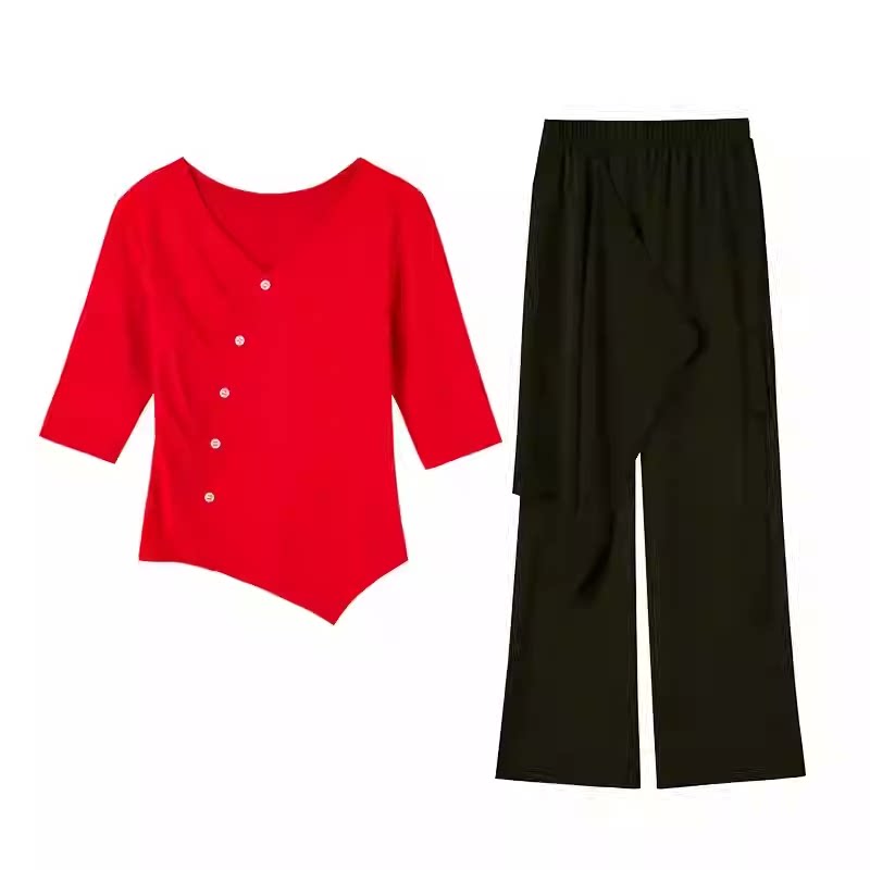 时尚健身团队服表演出运动服套装新款民族风古典舞广场舞蹈服装女
